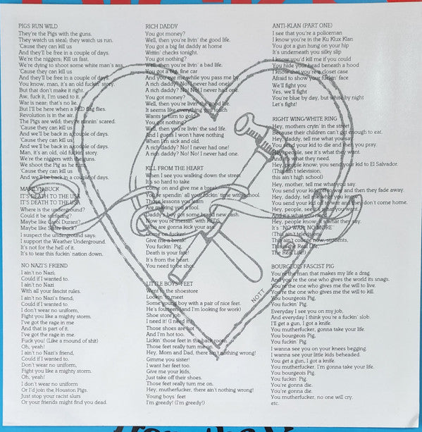 Dicks - Kill From The Heart (TRANSPARENT RED VINYL) | Mint (M) Mint (M) - PUNK *SEALED/COLOR*