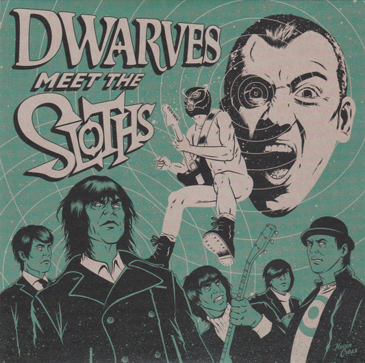 Dwarves Meet The Sloths (7" BLUE VINYL) | Mint (M) Mint (M) - PUNK *NEW/COLOR*