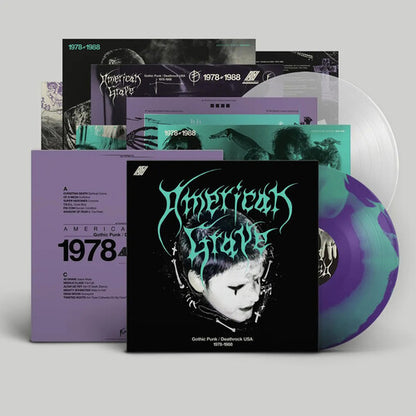 Various Artists - (PRESALE 11/6/26) American Grave (Gothic Punk & Death Rock USA)(IEX LTD PURPLE VINYL 2xLP) | NEW - PUNK *NEW/COLOR*