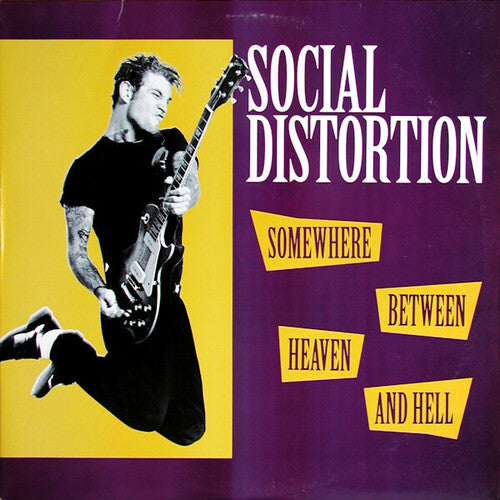 Social Distortion - (PRESALE 7/24/26) Somewhere Between Heaven & Hell (180G YELLOW VINYL) | Mint (M) Mint (M) - PUNK *NEW/COLOR*