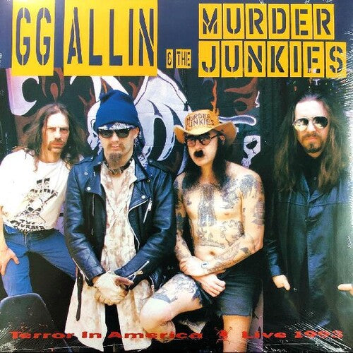 Gg Allin & The Murder Junkies Terror In America (Limited Edition, Clear Vinyl, Green) LP Mint (M) Mint (M)