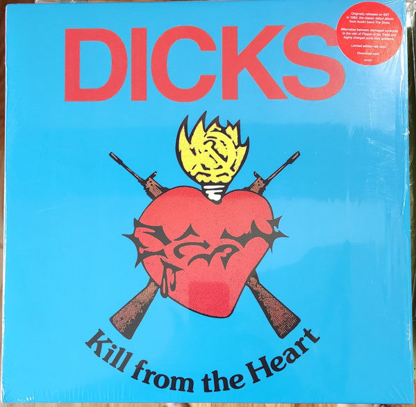 Dicks - Kill From The Heart (TRANSPARENT RED VINYL) | Mint (M) Mint (M) - PUNK *SEALED/COLOR*