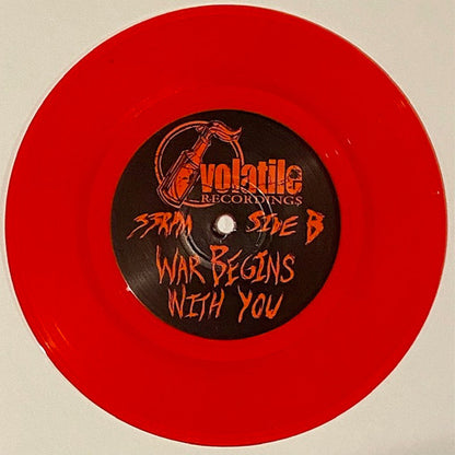 War Begins With You (7"VINYL) *TRANSPARENT RED / #4/50* | Mint (M) Mint (M) - PUNK *NEW/COLOR*