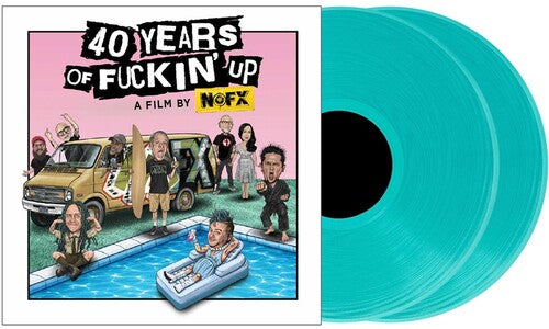 NOFX - (PRESALE 10/2/26) 40 Years of F***in' Up (Vinyl Voice)(TURQUOISE VINYL 2xLP) | NEW - PUNK *NEW/COLOR*
