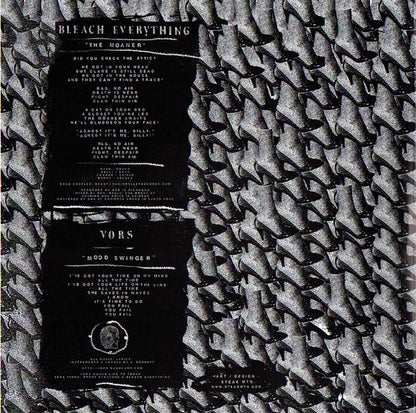 Bleach Everything / VORS – Split (WHITE VINYL 7") | Mint (M) Mint (M) - PUNK *NEW/COLOR*