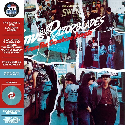 Venus & The Razorblades - (PRESALE 11/27/26) Songs From the Sunshine Jungle (LTD BLUE VINYL LP) | NEW - PUNK *NEW/COLOR*