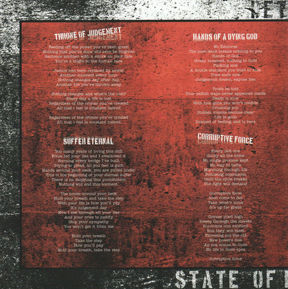 State Of Emergency (7" TRANSPARENT RED VINYL) | Mint (M) Mint (M) - PUNK *NEW/COLOR*