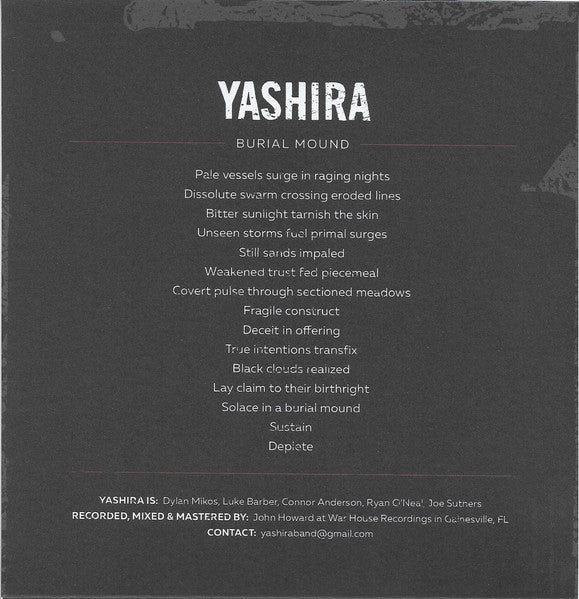Yashira / Horsewhi Split (WHITE MARBLE VINYL 7") | Mint (M) Mint (M) - PUNK *NEW/COLOR*
