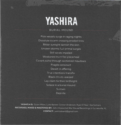 Yashira / Horsewhi Split (WHITE MARBLE VINYL 7") | Mint (M) Mint (M) - PUNK *NEW/COLOR*