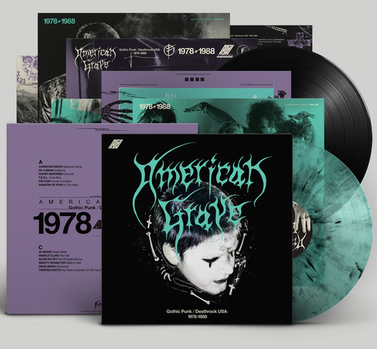 Various Artists - (PRESALE 11/6/26) American Grave - Gothic Punk & Death Rock USA (LTD COLOR VINYL 2xLP) | NEW - PUNK *NEW/COLOR*