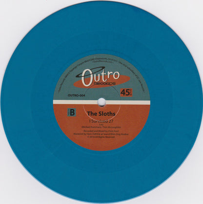 Dwarves Meet The Sloths (7" BLUE VINYL) | Mint (M) Mint (M) - PUNK *NEW/COLOR*