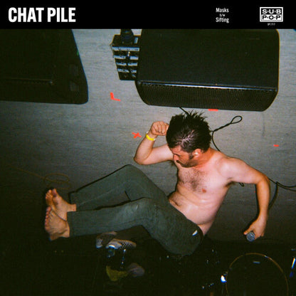 Chat Pile - (PRESALE 8/7/26) Masks (LMTD BLUE VINYL 7" SUB POP 2026) | NEW - PUNK *NEW/COLOR*