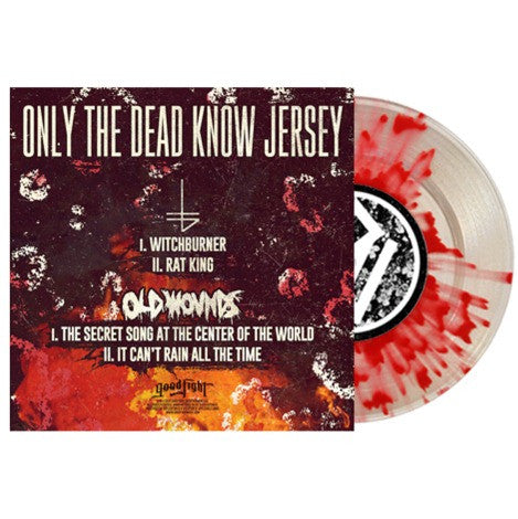 Only The Dead Know Jersey (CLEAR W/ RED SPLATTER VINYL 7") | Mint (M) Mint (M) - PUNK *NEW/COLOR*