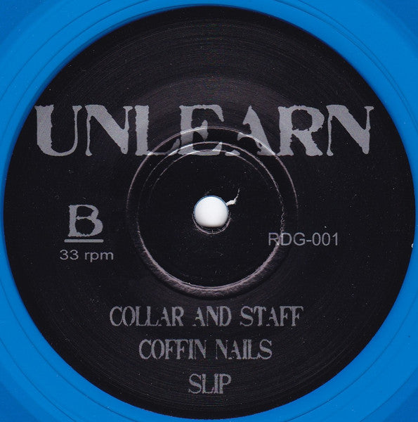 Unlearn (TRANSPARENT BLUE VINYL 7") | Mint (M) Mint (M) - PUNK *NEW/COLOR*