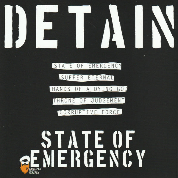 State Of Emergency (7" TRANSPARENT RED VINYL) | Mint (M) Mint (M) - PUNK *NEW/COLOR*