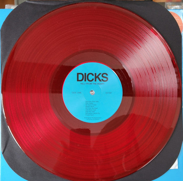 Dicks - Kill From The Heart (TRANSPARENT RED VINYL) | Mint (M) Mint (M) - PUNK *SEALED/COLOR*
