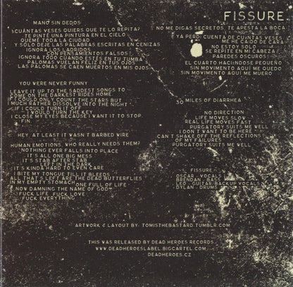 Gets Worse / Fissure Split (BLUE VINYL 7") | Mint (M) Mint (M) - PUNK *NEW/COLOR*