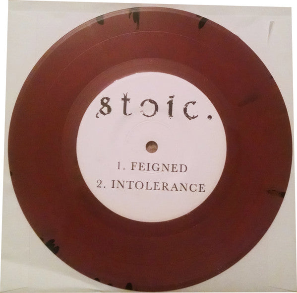 Stoic / Oldneck Split (WHITE W/ GREEN SPLATTER VINYL 7") | Mint (M) Mint (M) - PUNK *NEW/COLOR*