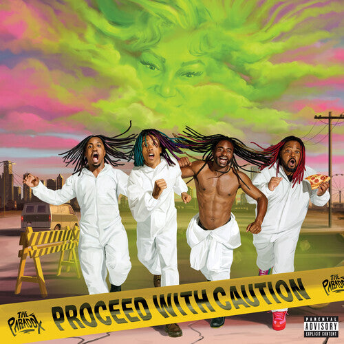 THE PARADOX (JEAN-PHI DARY/JEFF MILLS) - (PRESALE 11/13/26) Proceed with Caution (EP) (GREEN VINYL LP) | NEW - PUNK *NEW/COLOR*