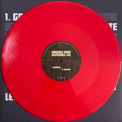 KNUCKLE PUCK - DISPOSABLE LIFE (RED APPLE VINYL 12" EP) | NEW Mint (M) Mint (M) - PUNK *NEW/COLOR*