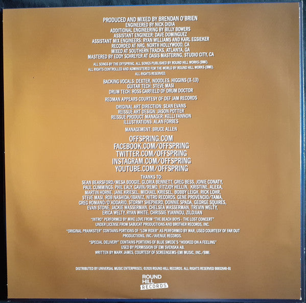 The Offspring - Conspiracy Of One (VINYL LP ROUND HILL B0032640-01 2021) | Mint (M) Mint (M) - PUNK / NEW *SEALED*