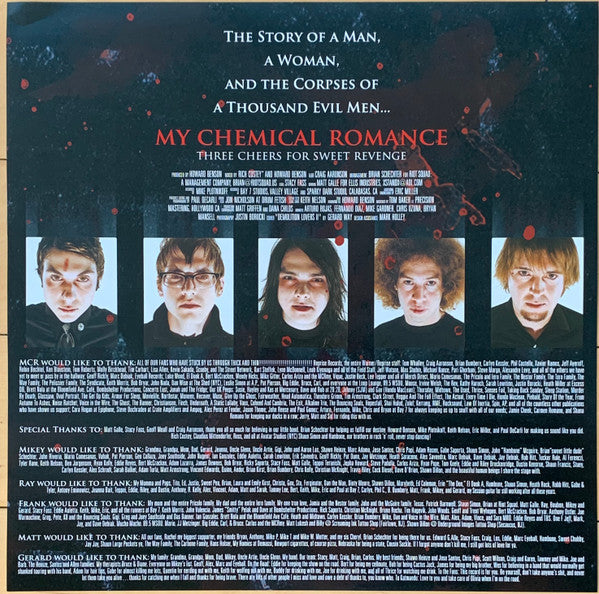 My Chemical Romance - Three Cheers For Sweet Revenge (VINYL LP EYEBALL 9362-49336-3) | Mint (M) Mint (M) - PUNK / NEW *SEALED*