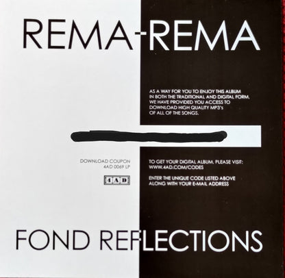 Rema-Rema - Fond Reflections | Mint (M) Mint (M) - POST PUNK