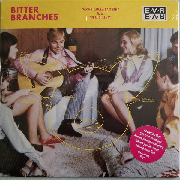 Along Came A Bastard b/w Fraudulent )PINK VINYL 7") | Mint (M) Mint (M) - PUNK *NEW*