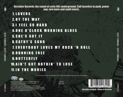 Geoff Edmunds - (PRESALE 6/5/26) Geoff Edmunds (MANUFACTURED ON DEMAND CD) | Mint (M) Mint (M) - PUNK *NEW*