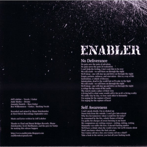 Enabler / Yautja (VINYL 7") | Mint (M) Mint (M) - PUNK *NEW*
