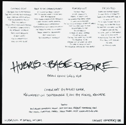 Base Desire (7" VINYL) | Mint (M) Mint (M) - PUNK *NEW*
