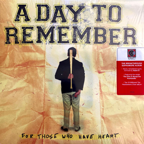 A Day To Remember - For Those Who Have Heart (VINYL) | Mint (M) Mint (M) - PUNK *NEW*