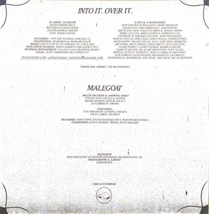 Into It. Over It. & Malegoat - EP *BLUE* | Mint (M) Mint (M)