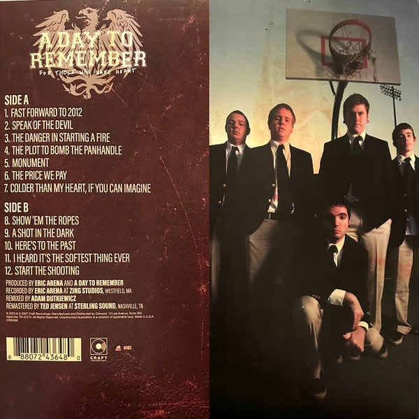 A Day To Remember - For Those Who Have Heart (VINYL) | Mint (M) Mint (M) - PUNK *NEW*
