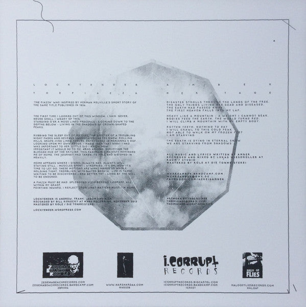 Amber / Locktender Split (VINYL 7") | Mint (M) Mint (M) - PUNK *NEW*