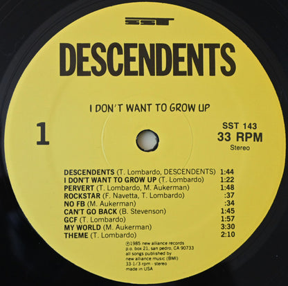 I Don't Want To Grow Up (VINYL) | Mint (M) Mint (M) - PUNK *NEW*