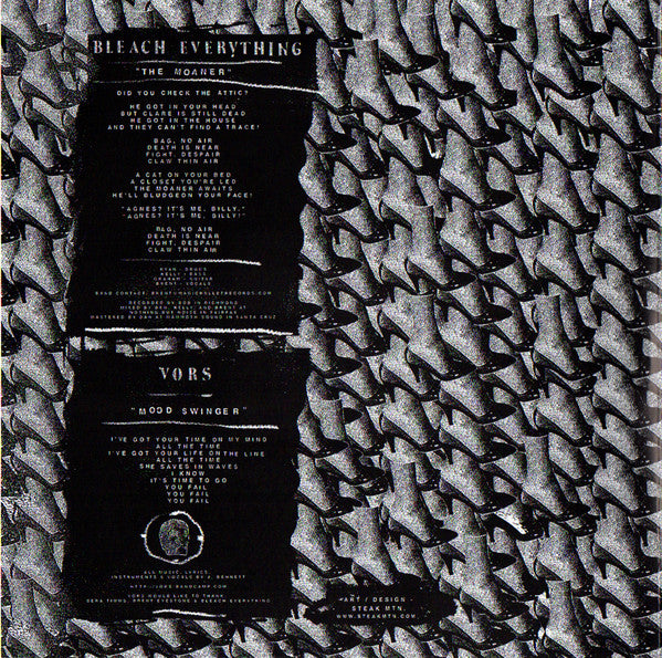 Bleach Everything / VORS – Split (VINYL 7") | Mint (M) Mint (M) - PUNK *NEW*