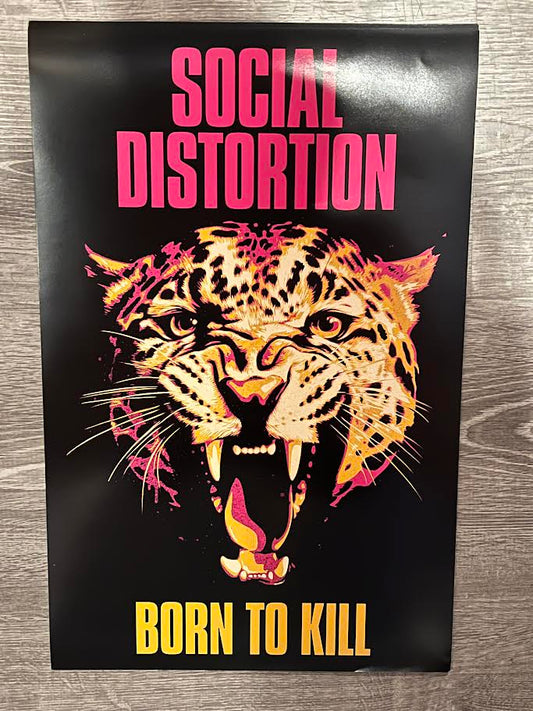Social Distortion - BORN TO KILL (11x17" POSTER *OFFICIAL*) | Mint (M) - PUNK *NEW*
