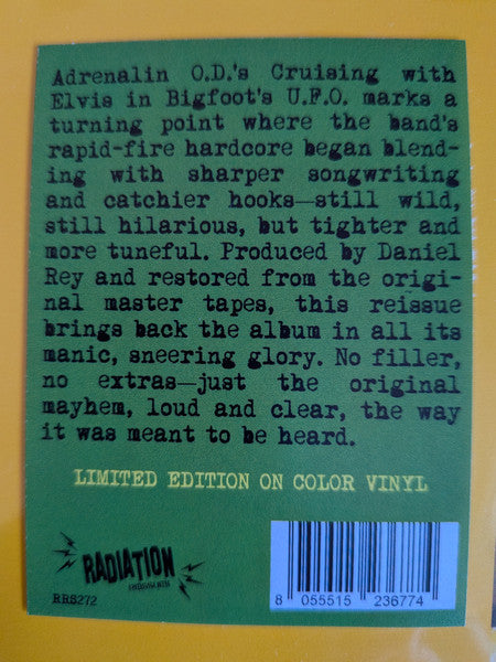 Cruising with Elvis in Bigfoots’ U.F.O. (VINYL) | Mint (M) Mint (M) - PUNK *NEW*