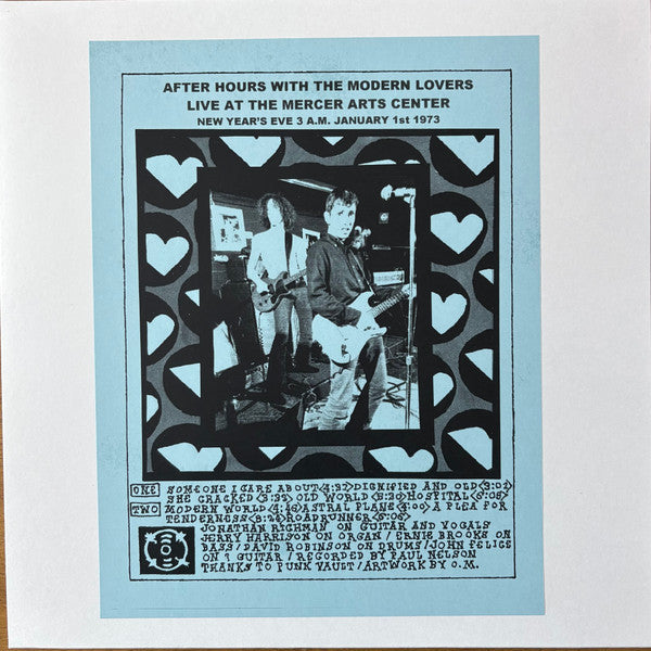 The Modern Lovers - After Hours With The Modern Lovers (VINYL LP - PINK PAPER) | NEW - PUNK *NEW*