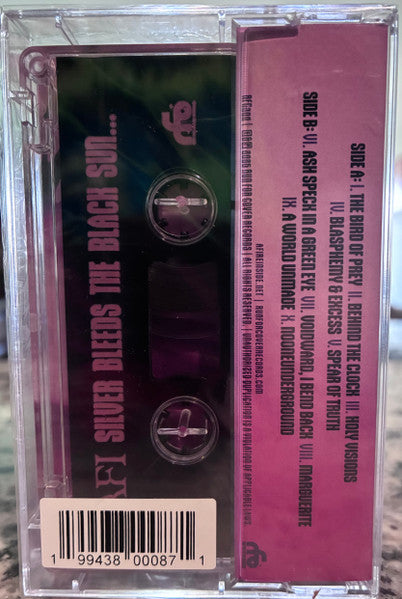 Silver Bleeds The Black Sun... (CLEAR CASSETTE) | Mint (M) Mint (M) - PUNK *SEALED/CLEAR*