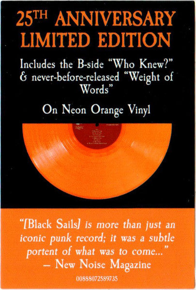 Black Sails In The Sunset (ORANGE 25TH ANNIVERSARY) | Mint (M) Mint (M) - PUNK *SEALED/COLOR*