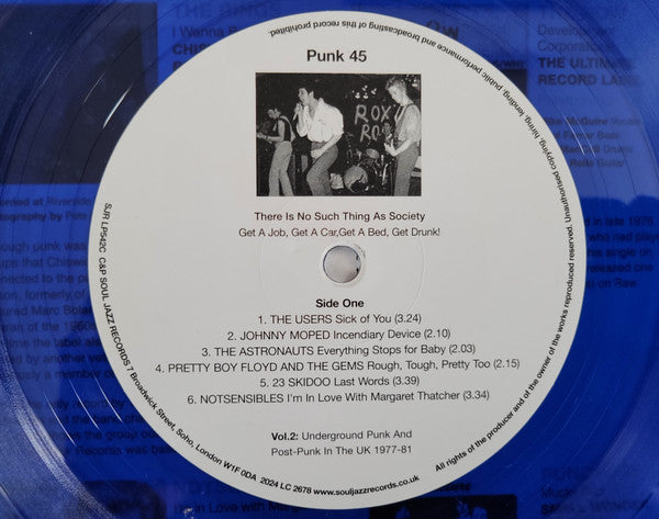 Various - Punk 45: There Is No Such Thing As Society | Mint (M) Mint (M) - PUNK *SEALED/COLOR*