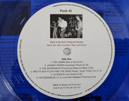 Various - Punk 45: There Is No Such Thing As Society | Mint (M) Mint (M) - PUNK *SEALED/COLOR*