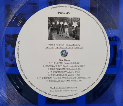 Various - Punk 45: There Is No Such Thing As Society | Mint (M) Mint (M) - PUNK *SEALED/COLOR*