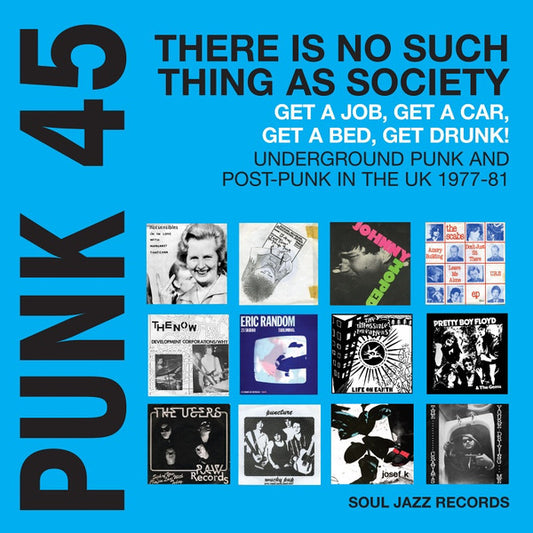 Various Punk 45: There Is No Such Thing As Society 2xLP Mint (M) Mint (M)