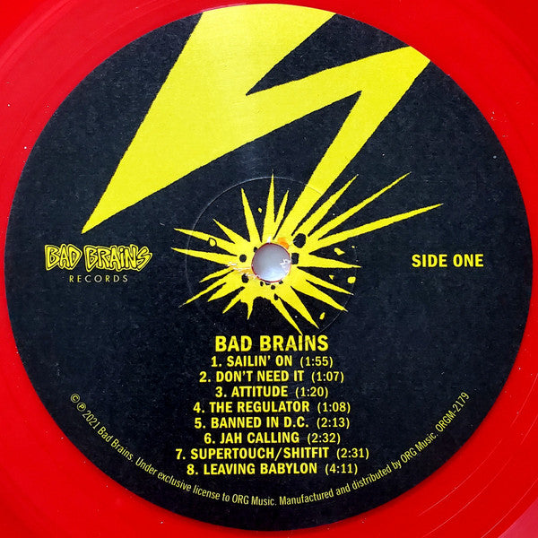 Bad Brains (RED VINYL) | - PUNK *SEALED/COLOR*