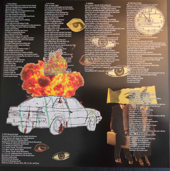 Mermaid Island - Mermaid Island (COLOR VINYL LP Anxious And Angry AA 054) | NEW - PUNK *SEALED/COLOR*