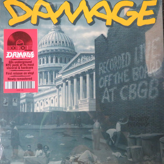 Damage (13) Recorded Live Off The Board At CBGB LP Mint (M) Mint (M)