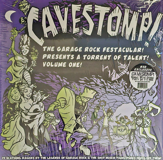 Cavestomp! The Garage Rock Festacular! Presents A Torrent Of Talent! Volume One! | Mint (M) Mint (M) - PUNK *SEALED*